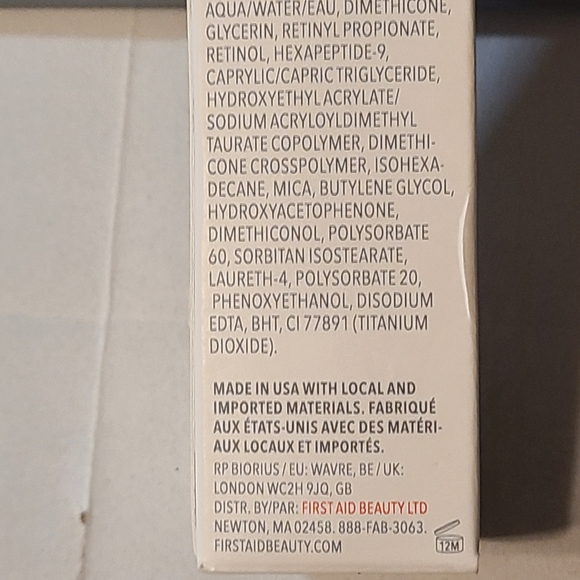 First Aid Beauty White .3% Retinol Complex Serum NIB 30 Ml/1 Oz - Picture 5 of 7
